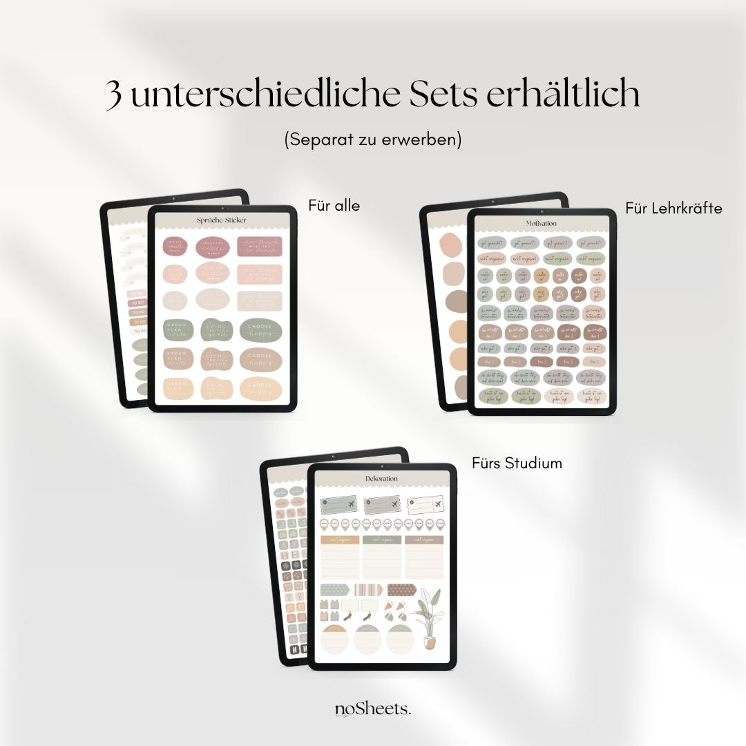 Sticker-Set | für den Lehrerkalender