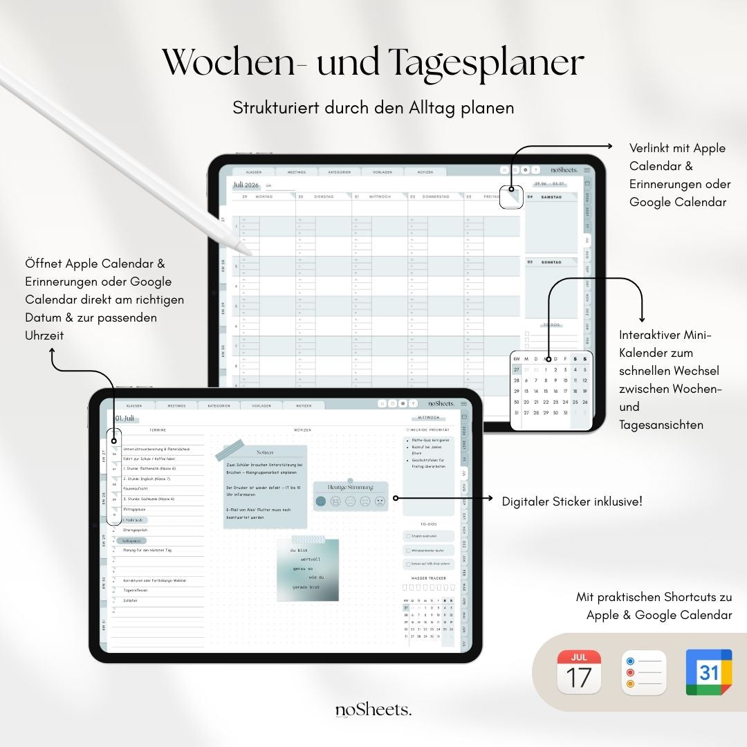Lehrerkalender 26/27 | Horizontal