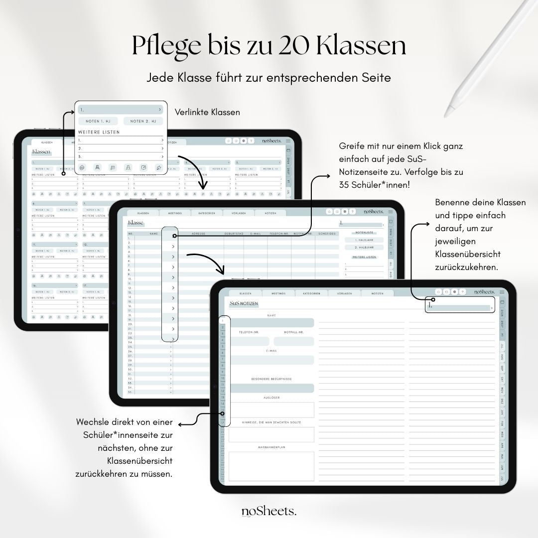 LehrerBundle 26/27 | Planer + Sticker + Schriftart