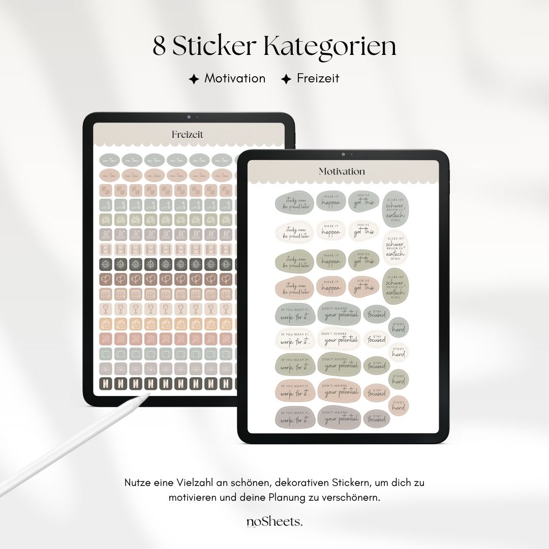 Sticker-Set | für den Studienplaner
