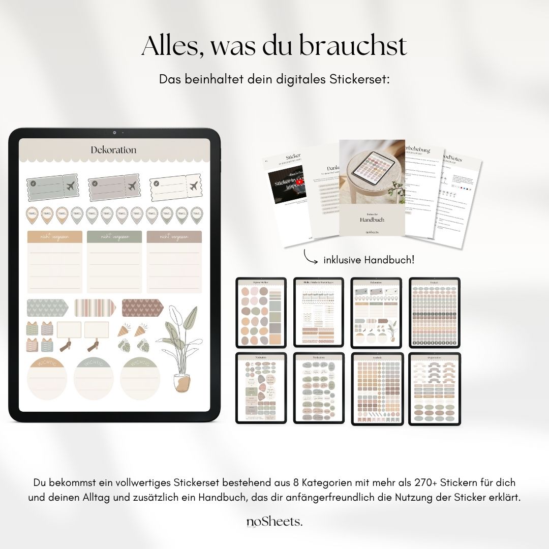 Sticker-Set | für den Studienplaner