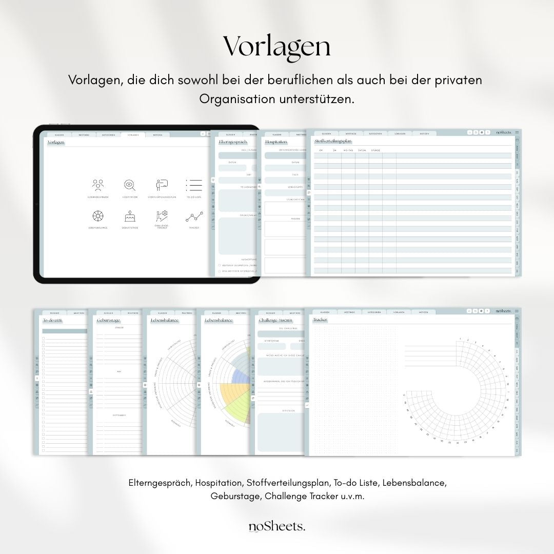 LehrerBundle 26/27 | Planer + Sticker + Schriftart