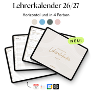 Lehrerkalender 26/27 | Horizontal