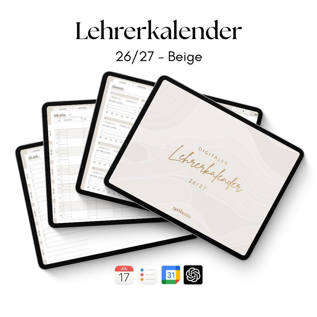 Lehrerkalender 26/27 | Horizontal