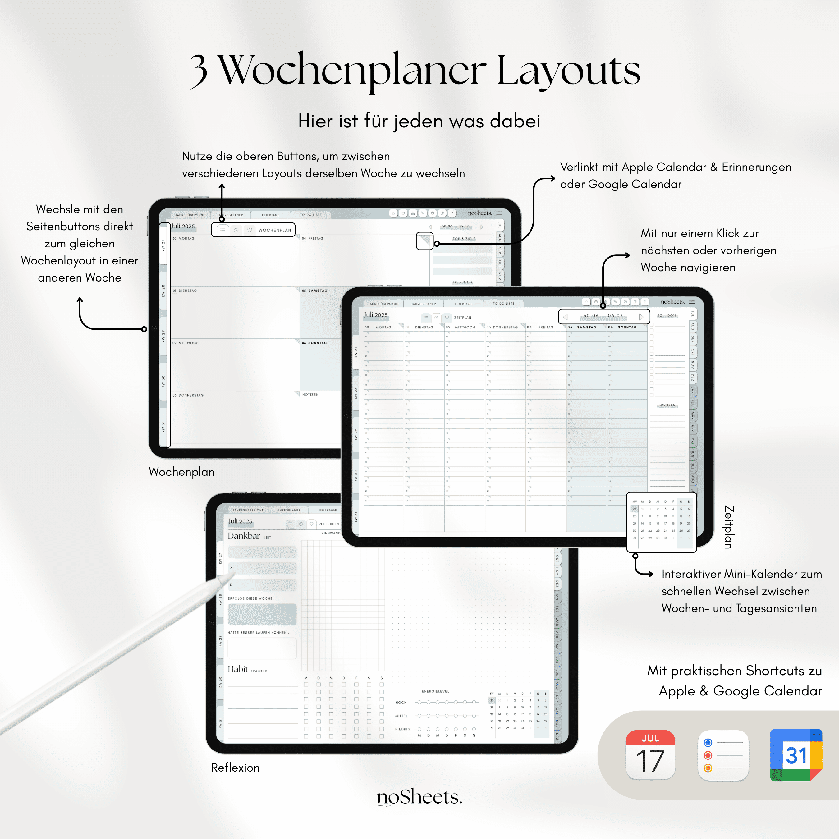18 Monate Planer 25/26 | Horizontal