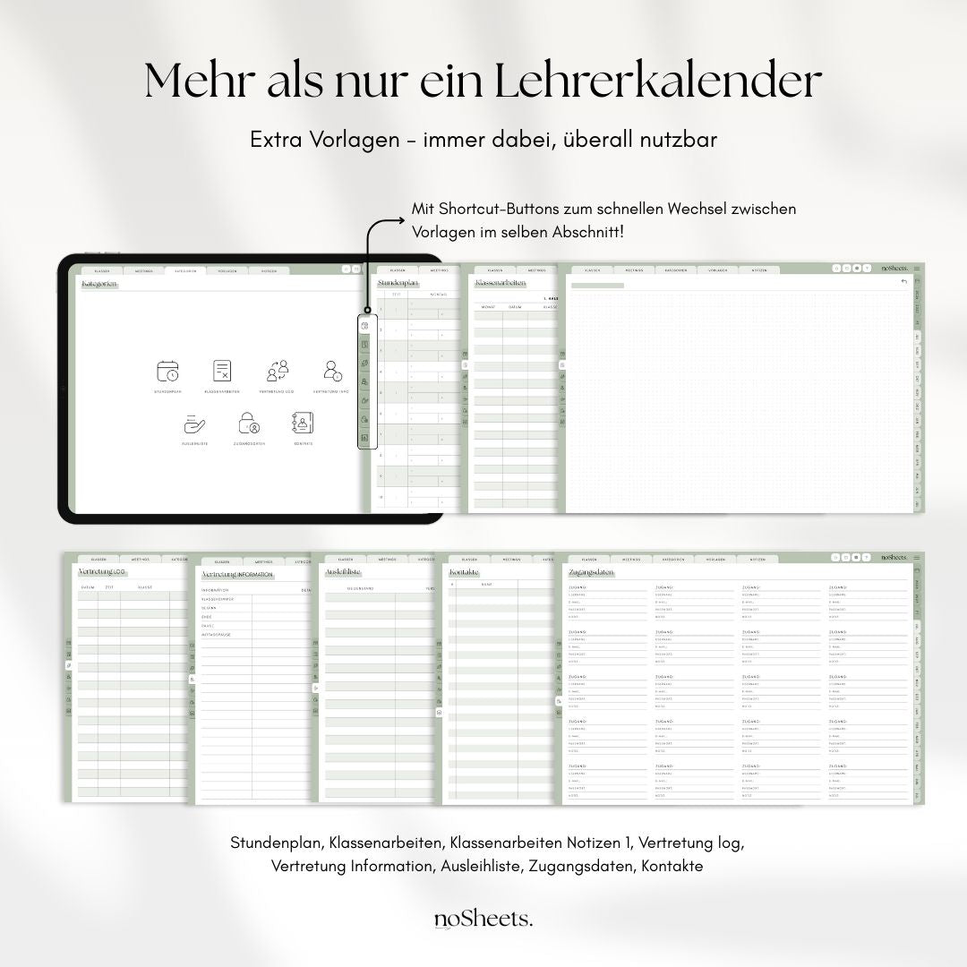 Lehrerkalender 26/27 | Horizontal