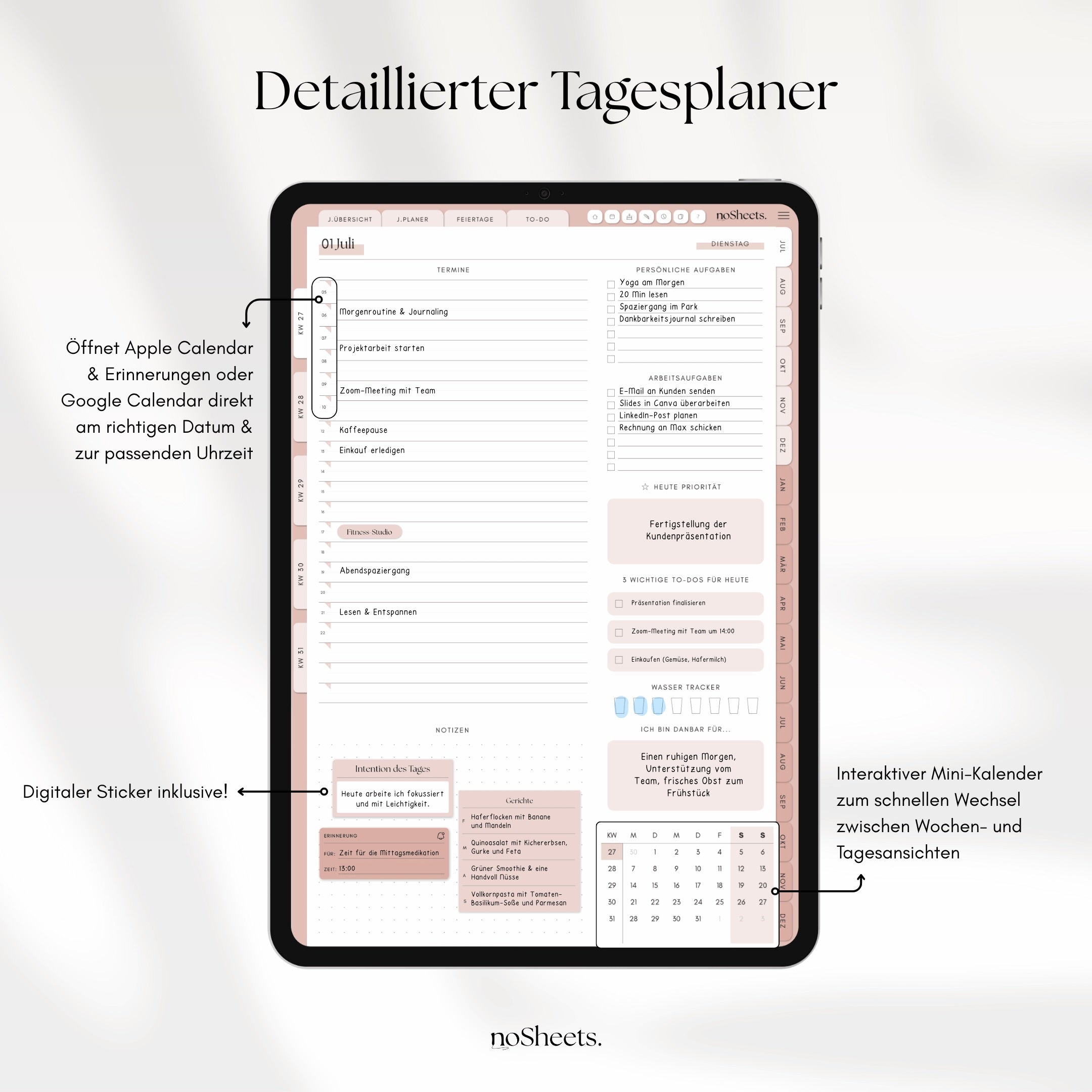 18 Monate Planer 25/26 | Vertikal