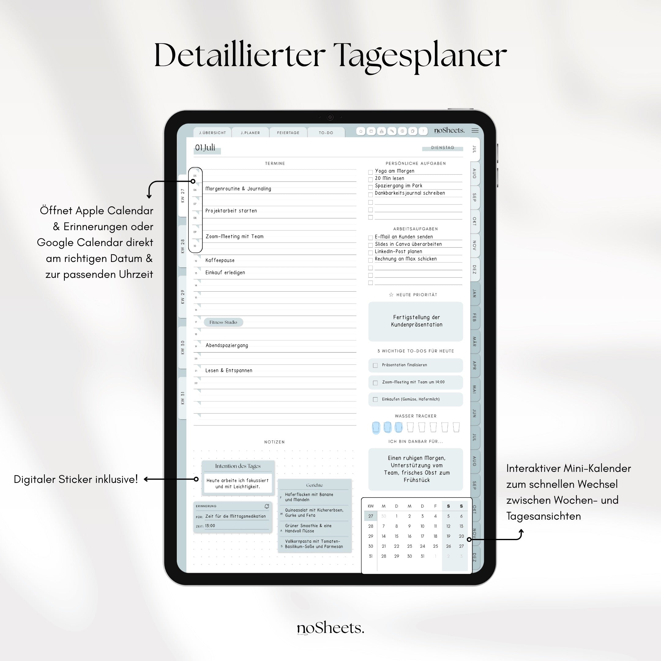 18 Monate Planer 25/26 | Vertikal