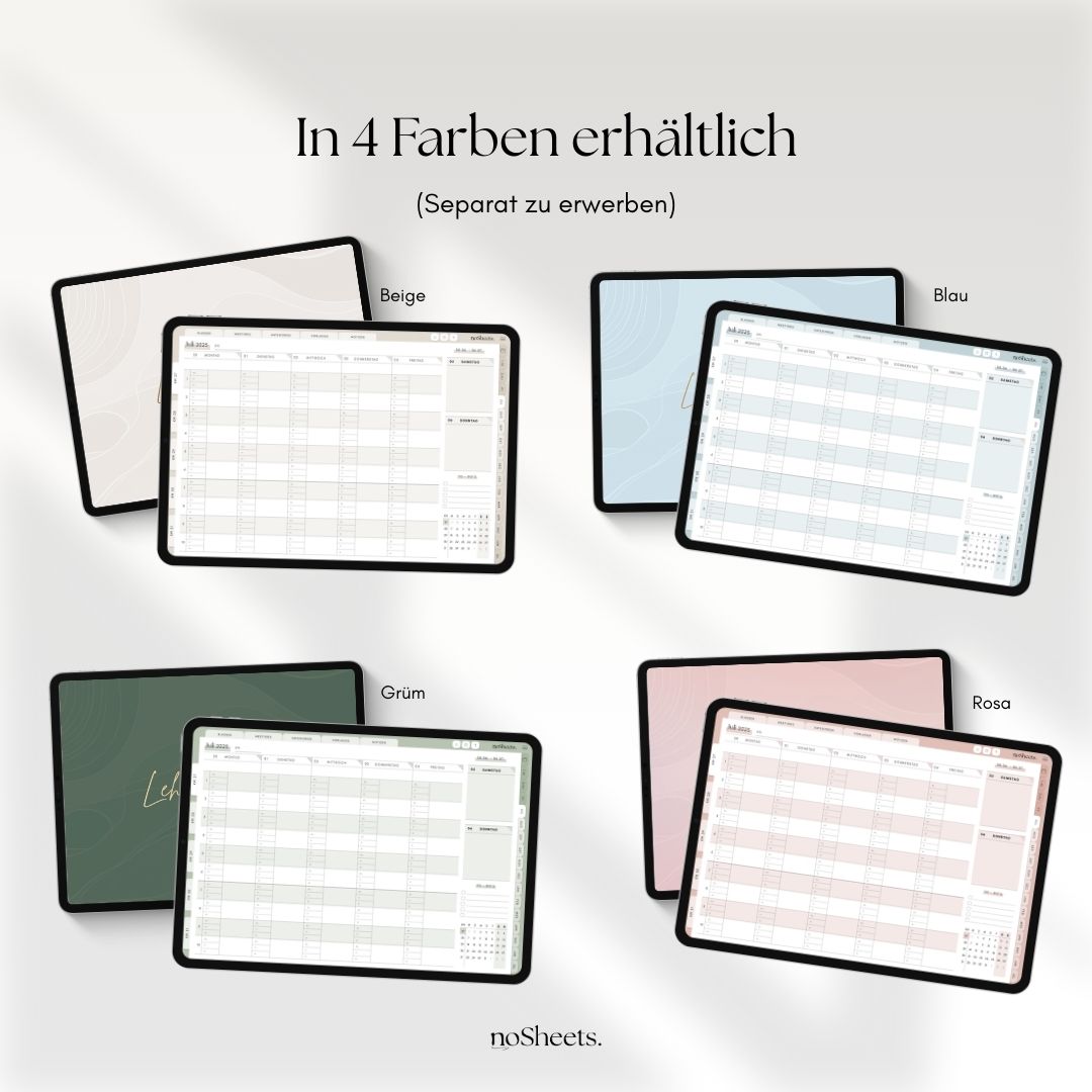 Lehrerkalender 26/27 | Horizontal