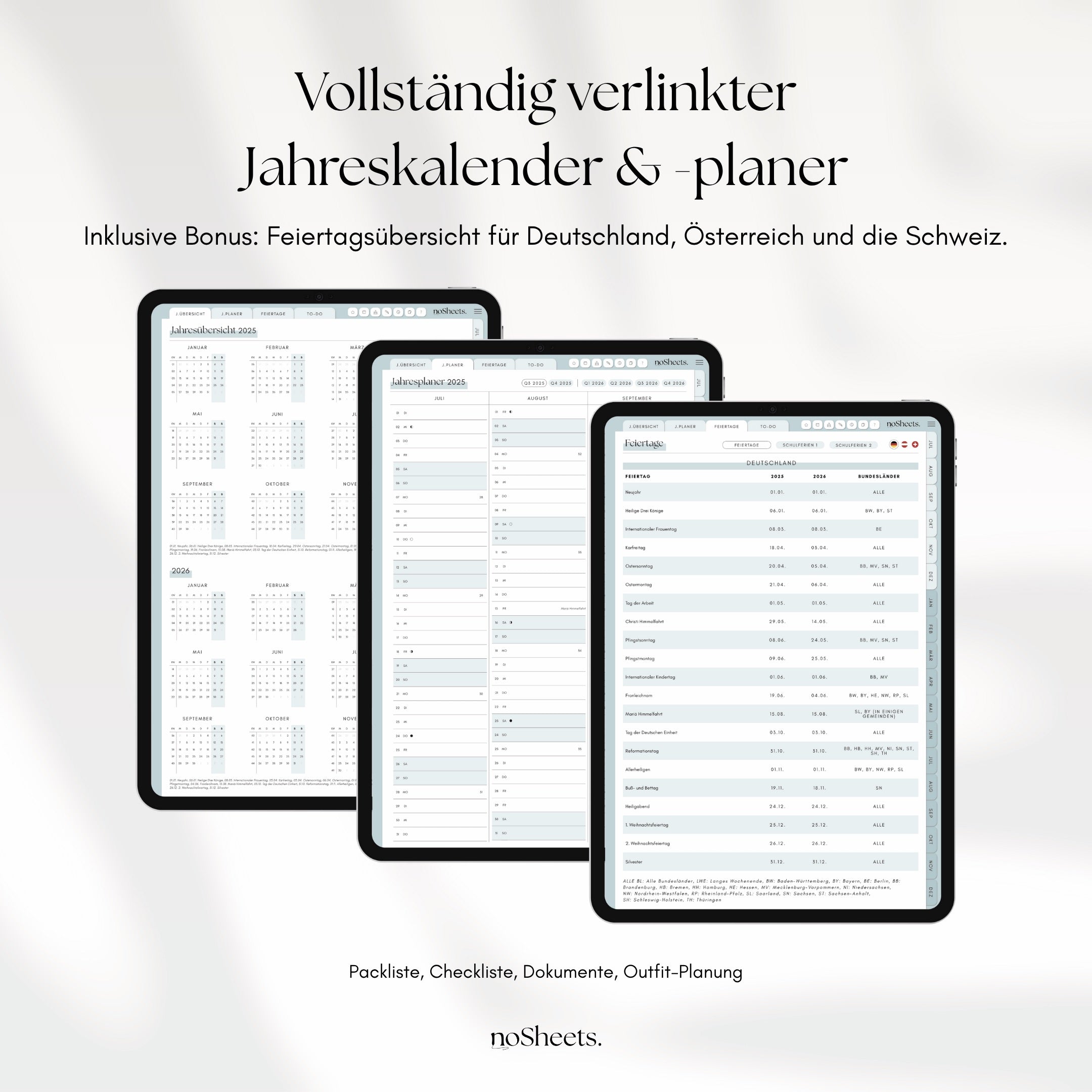 18 Monate Planer 25/26 | Vertikal