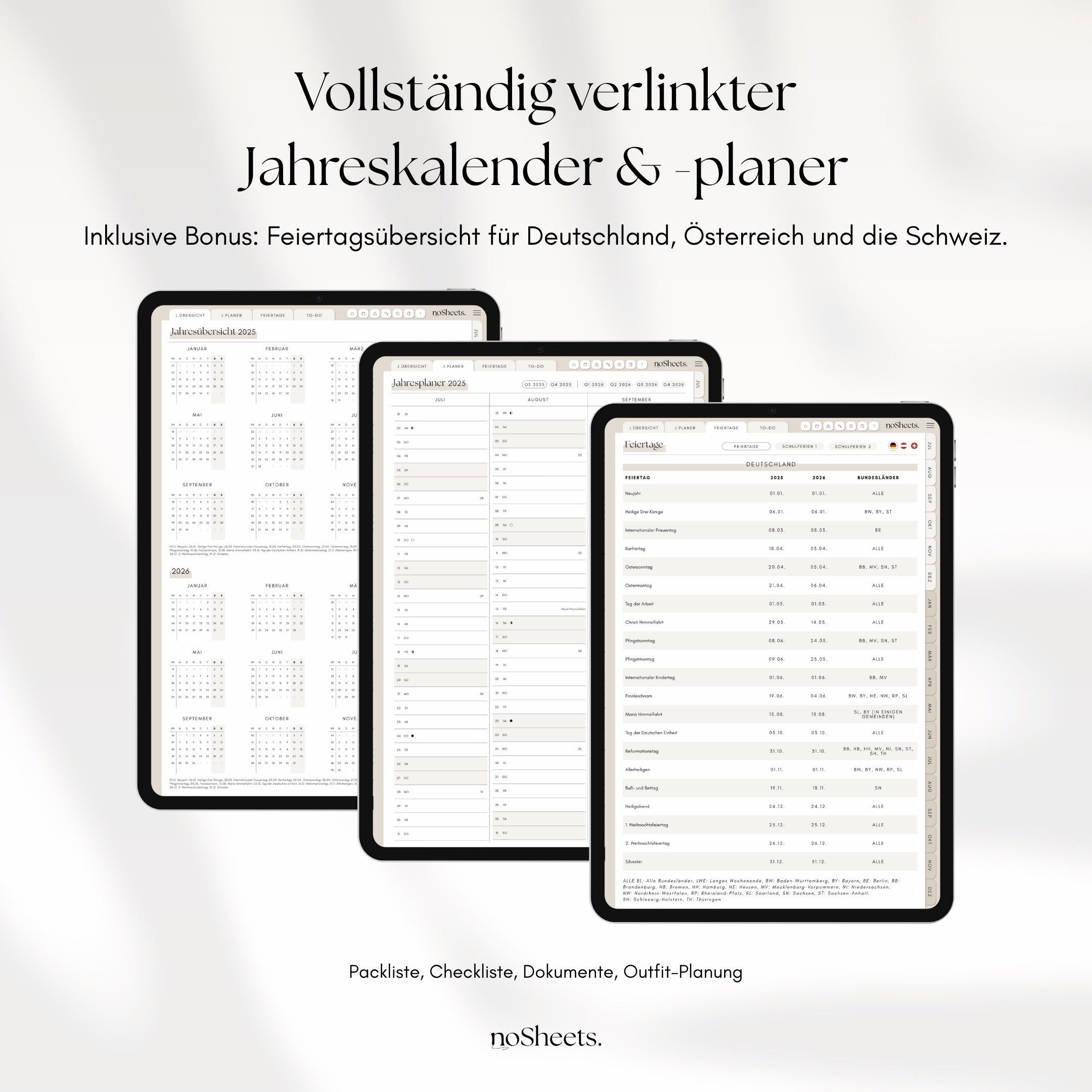 18 Monate Planer 25/26 | Vertikal