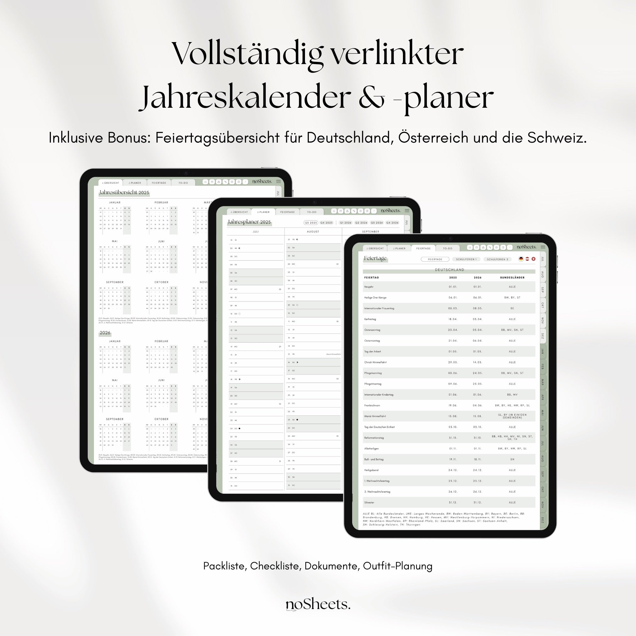 18 Monate Planer 25/26 | Vertikal