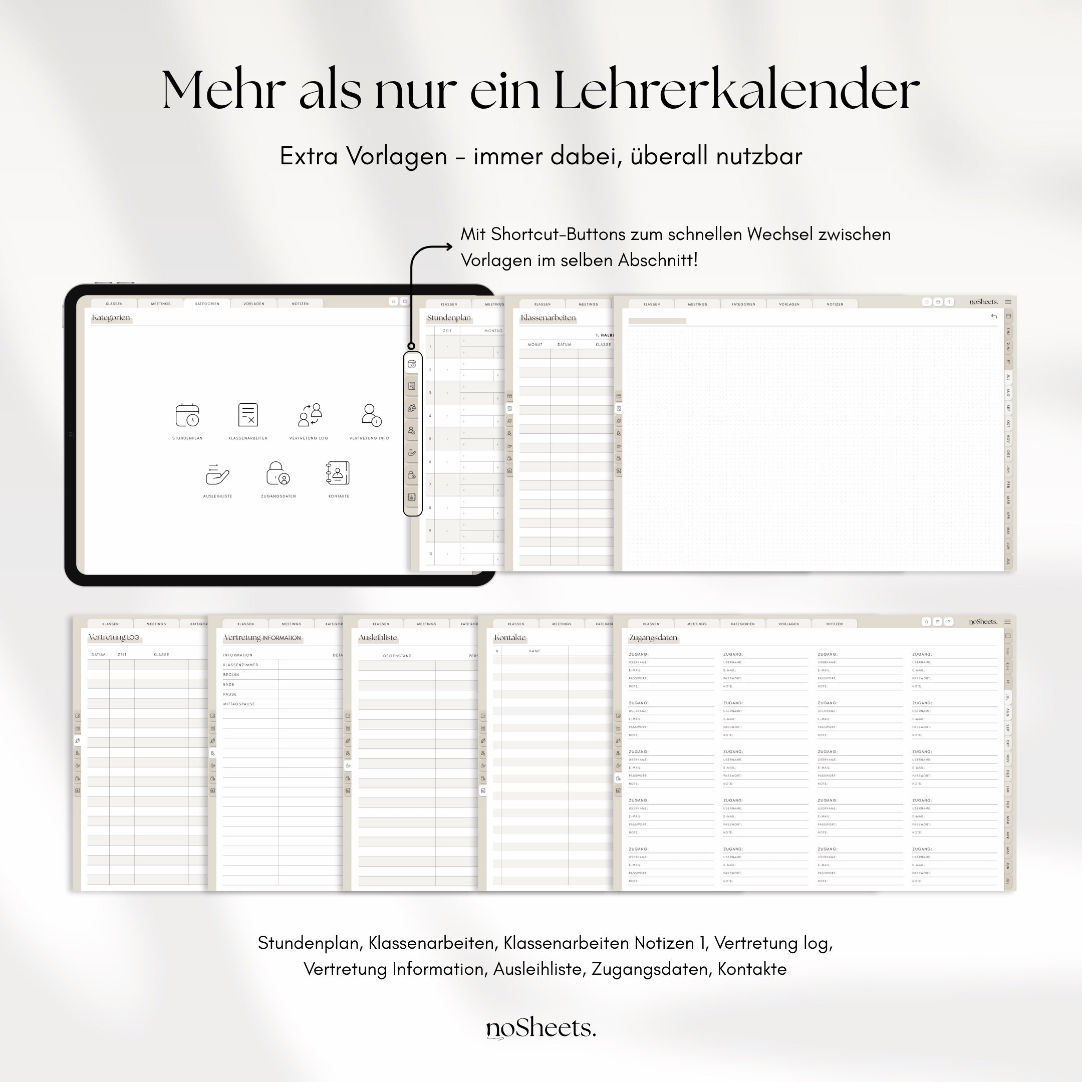 Lehrerkalender 25/26 | Horizontal