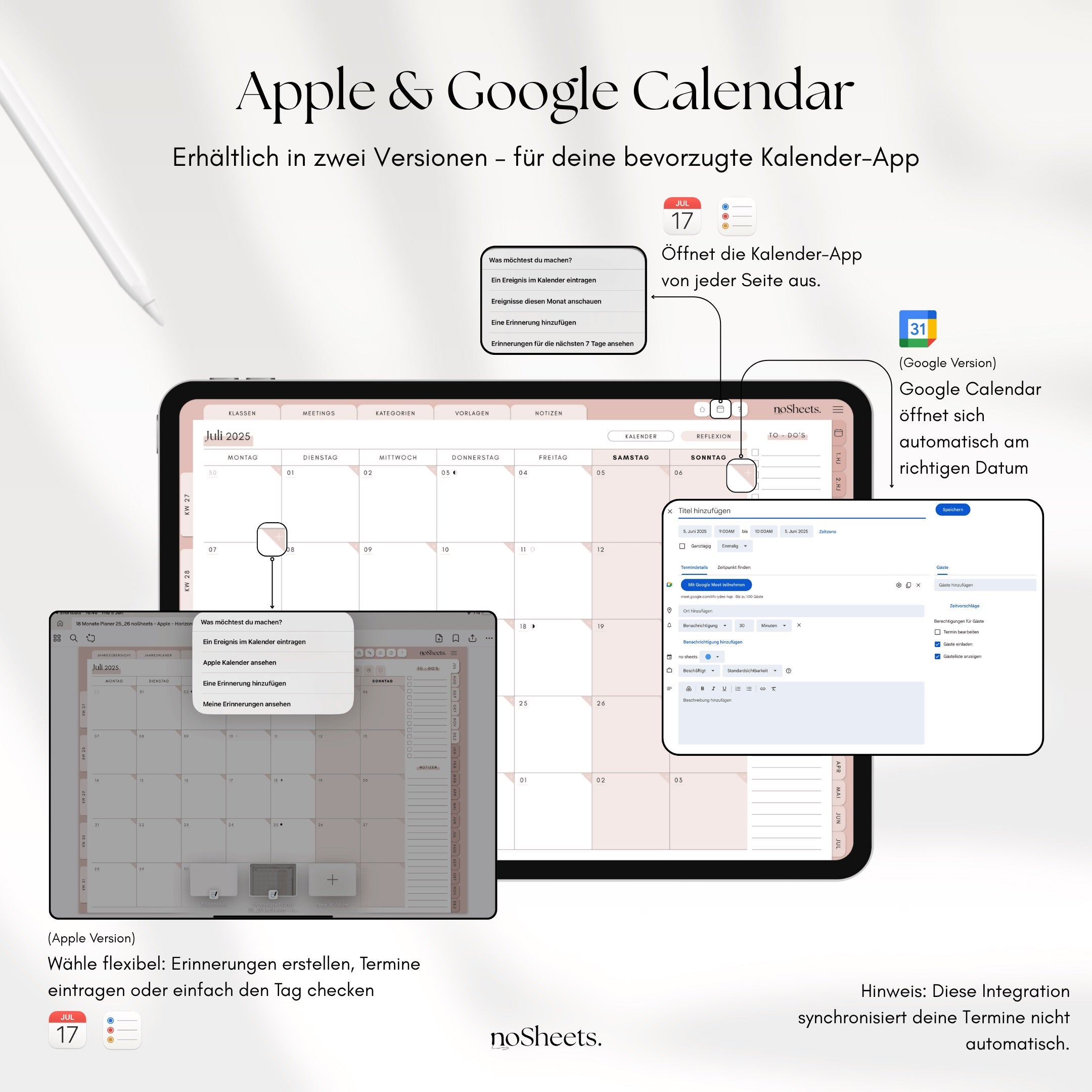 Lehrerkalender 25/26 | Horizontal
