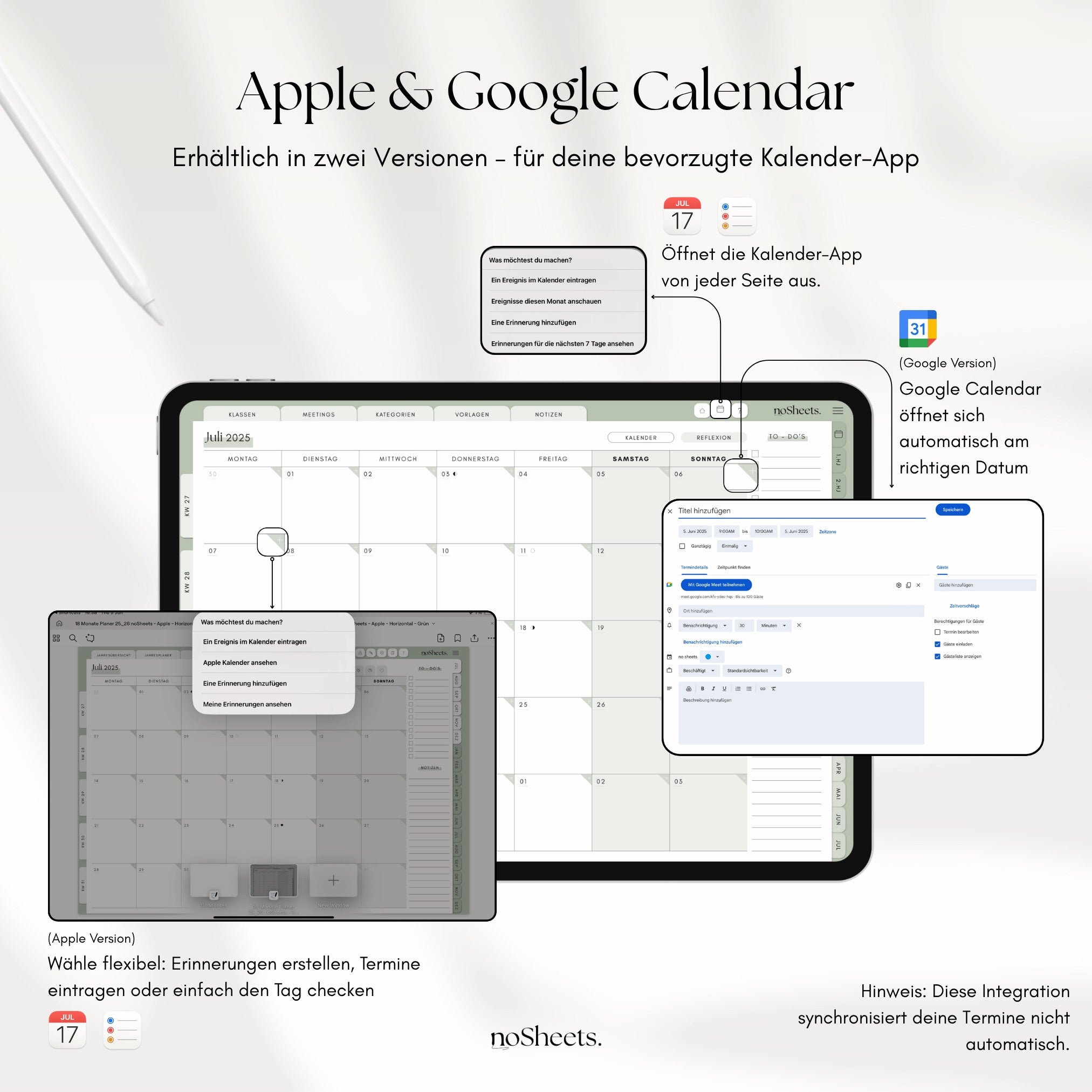 Lehrerkalender 25/26 | Horizontal