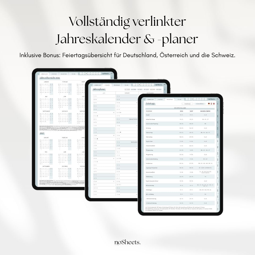18 Monate Planer 26/27 | Vertikal