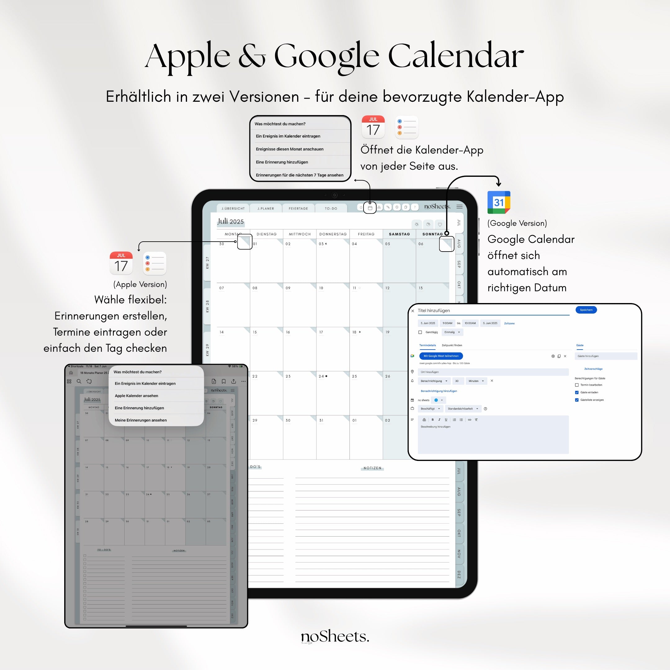 18 Monate Planer 25/26 | Vertikal
