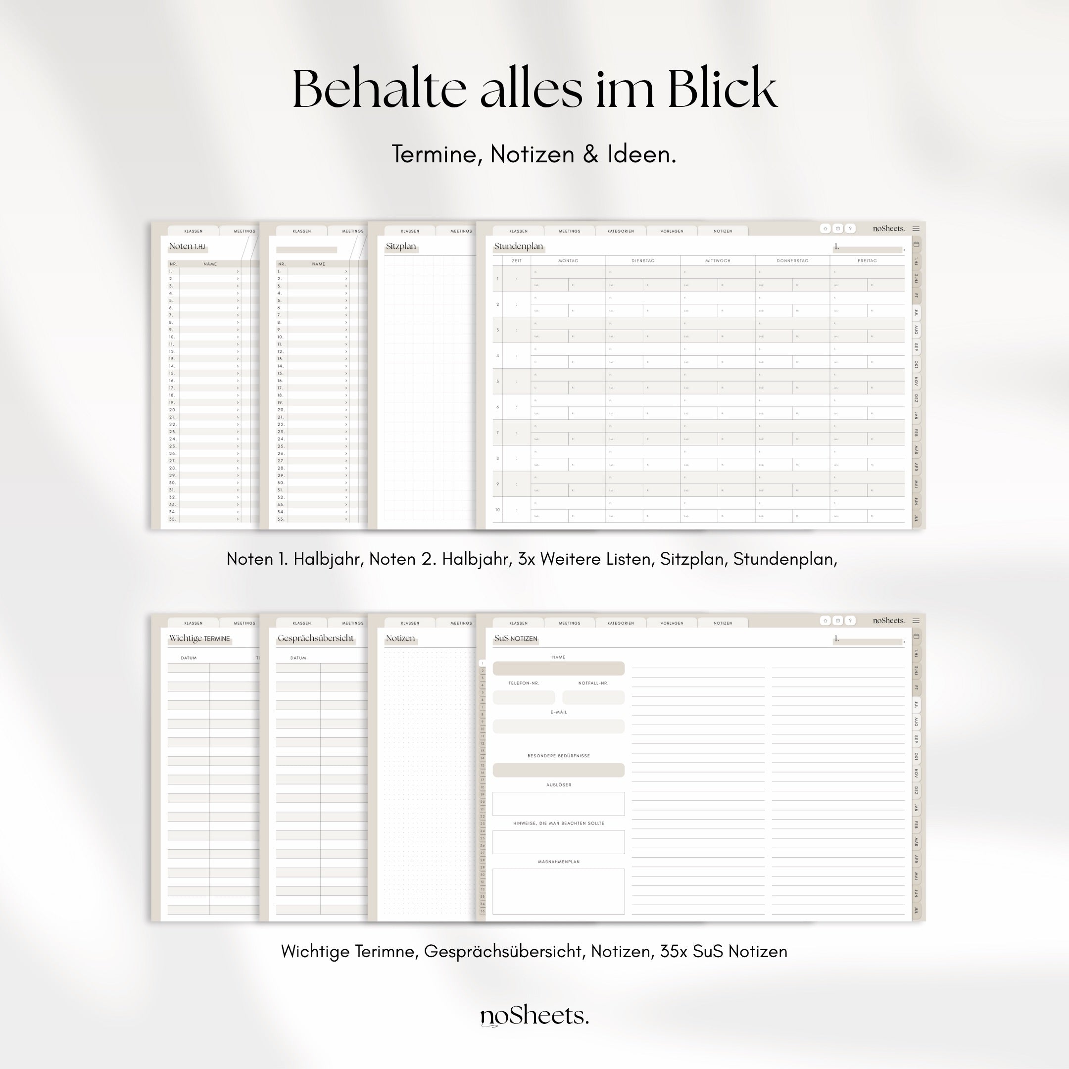 Lehrerkalender 25/26 | Horizontal