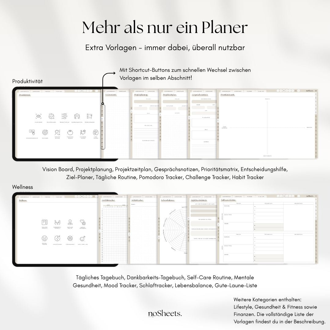 18 Monate Planer 26/27 | Horizontal
