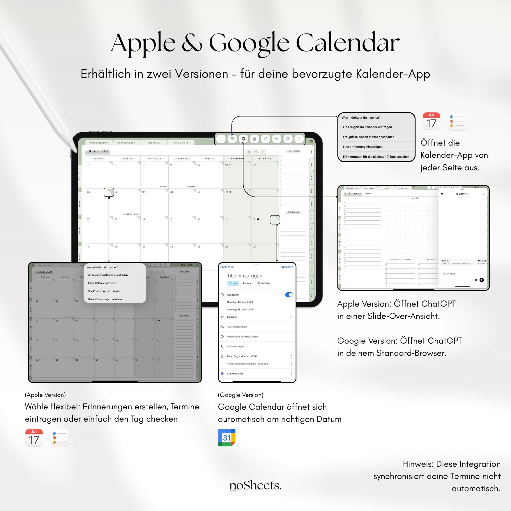 Planer 2026 | Horizontal
