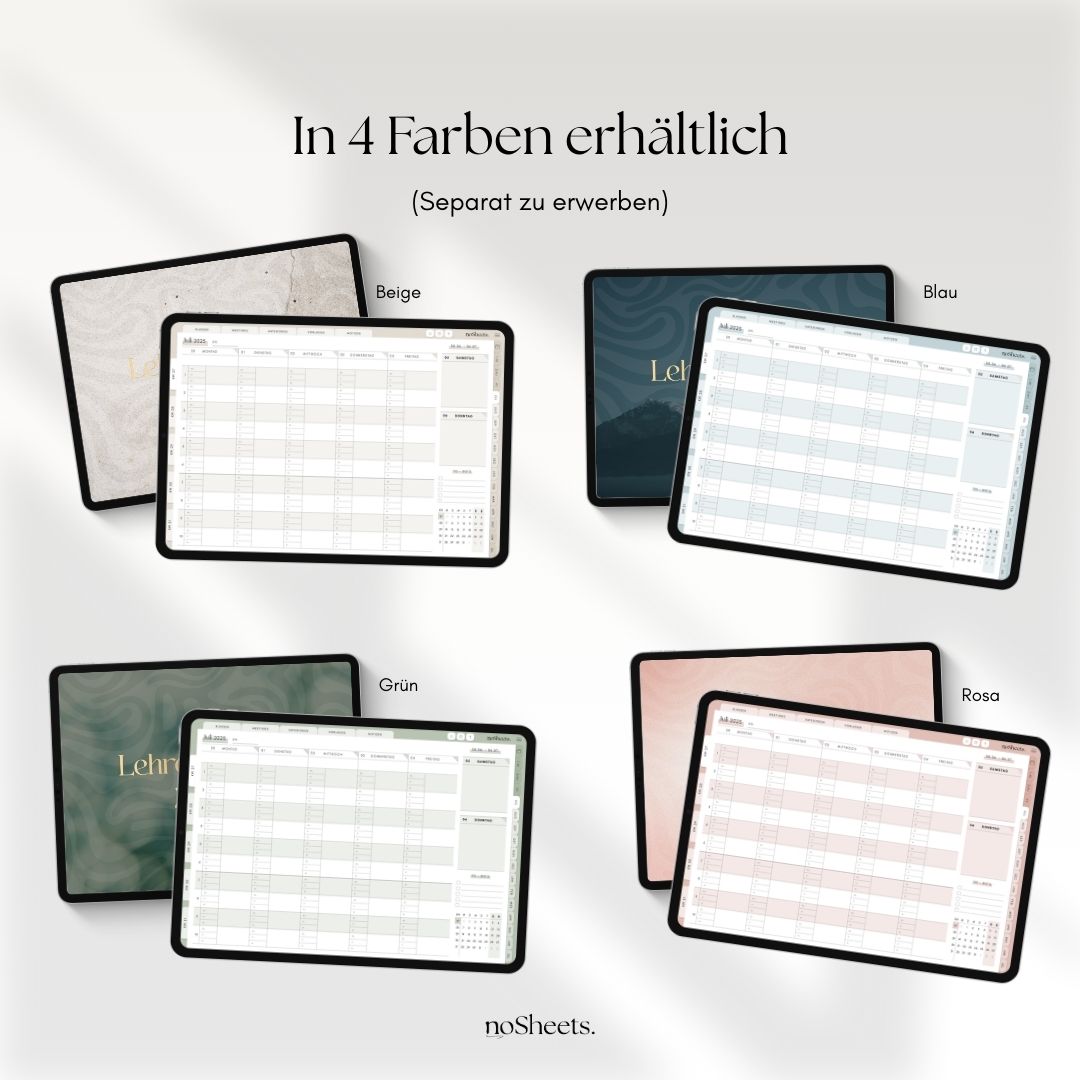 Lehrerkalender 25/26 | Horizontal