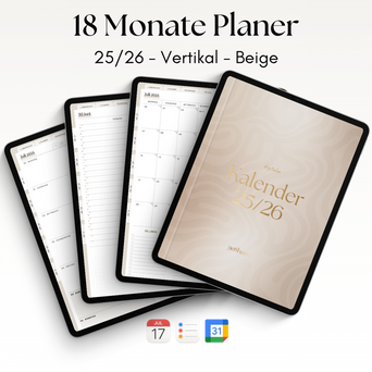 18 Monate Planer 25/26 | Vertikal