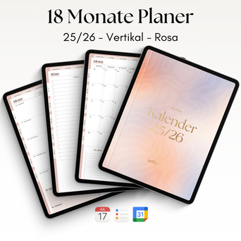 18 Monate Planer 25/26 | Vertikal
