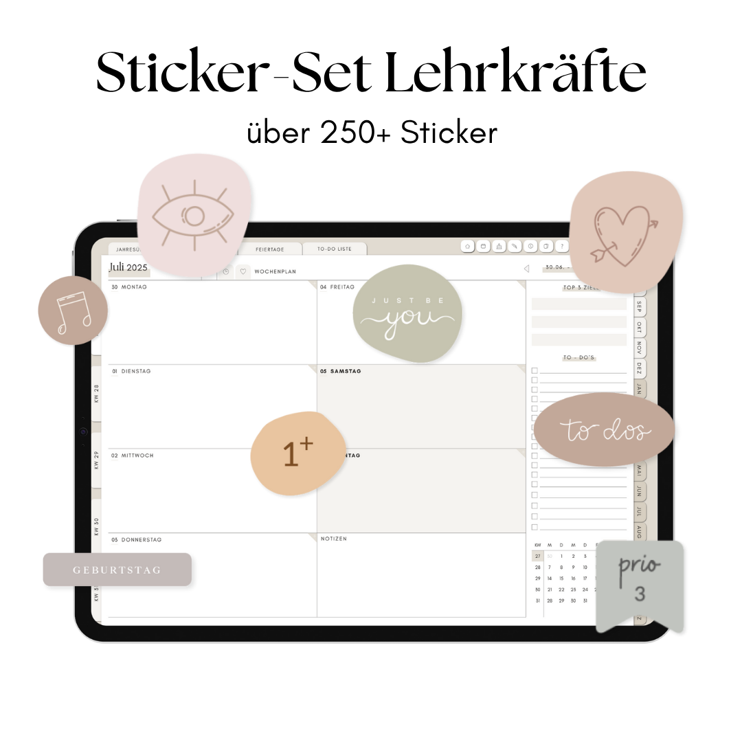 Sticker-Set | für den Lehrerkalender