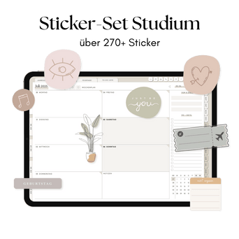 Sticker-Set | für den Studienplaner